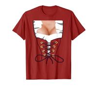 Faux seins Humour Drôle Fête Bière Blague Soutien Décolleté T-Shirt