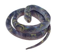 Faux serpent : blague en caoutchouc réaliste, jouet pour oiseaux | Serpent en caoutchouc de 70 cm de long qui a l'air réel pour les décorations d'Halloween, décoration extérieure de jardin