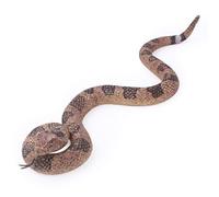 Faux serpent en caoutchouc souple - Figurine serpent de jardin - Oiseaux effrayant les écureuils - Python - Serpent - Pour soulager le stress - Accessoire pour Halloween (classique)