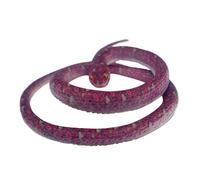 Faux Serpent Jouet | Réplique de Serpents en Caoutchouc 70cm Décoration de Serpent Effrayant Réaliste pour Pelouse Blague d'Halloween Accessoire de Patio Oiseaux Figure