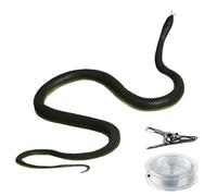 Faux Serpent Jouet trompeur Prop, Blague avec Serpent de Golf de 120 cm, Blague avec Serpent Impertinent avec Clip à Corde, Blague avec Serpent à Corde Facile à Jouer et Accessoire