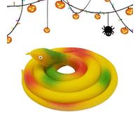 Faux serpent - Serpent réaliste de 31,5 pouces - Accessoires de blague effrayante pour la fête du jour des innocents d'Halloween, accessoires de jardin en cadeau de bâillon