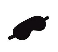 Faux Silk Sleeping Eye Mask Dream Night Cover Soft Relax Eyes Bandage Nap To Sleep Better For Women Men Heath Relaxed(Black)