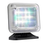 Faux simulateur TV - Veilleuse de sécurité LED pour la protection de la maison avec capteur de source de lumière intégré et capteur crépusculaire, mise sous tension automatique pour dissuader les