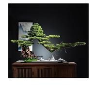 Faux Simulation d'arbre des Ornements de pin Bonsai Chinois Entrance Salon Bureau Hotel Club Decoration Crafts Faux Plants Indoor (XL)