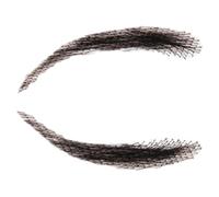 Faux sourcils cheveux humains - 1 paire faits à la main REAUCOURS RÉALISABLE RÉALISSE POUR LES HOMMES FEMMES, BRIPHANT NATUREL LA LEIR PERRROGNES ENCIRES, Souppe Auto-Adhesive Human Hair Brows For