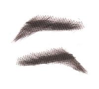 Faux Sourcils Cheveux Humains - Sourcils Faits À La Main | Faux Sourcil En Dentelle, 1 Paire De Vrais Sourcil | Extensions Respirables Réutilisables De Sourcill De Sourcill Artificiel Pour Le Maquilla