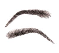 Faux Sourcils Cheveux Humains - Sourcils Faits À La Main | Faux Sourcil En Dentelle, 1 Paire De Vrais Sourcil | Extensions Respirables Réutilisables De Sourcill De Sourcill Artificiel Pour Le Maquilla