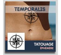 Faux Tatouage Coeur - ® Tatouage Ephemere Femme Et Homme ¿ Cosmétique Certifié Ue, Encre Vegan & Waterproof ¿ Dure 1 À 2 Semaines [ Tattoo Coeur Et Avion ]