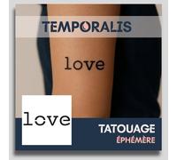 Faux Tatouage Écriture ¿ ® Tatouage Ephemere Femme Et Homme ¿ Cosmétique Certifié Ue, Encre Vegan & Waterproof ¿ Dure 1 À 2 Semaines [ Tattoo Never Give Up ]