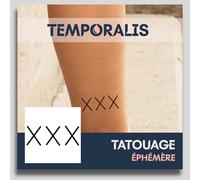 Faux Tatouage Écriture ¿ ® Tatouage Ephemere Femme Et Homme ¿ Cosmétique Certifié Ue, Encre Vegan & Waterproof ¿ Dure 1 À 2 Semaines [ Tattoo Ohana - Fleur ]