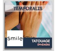 Faux Tatouage ÉCRITURE - Temporalis® | Tatouage Ephemere Femme et Homme - Cosmétique Certifié UE, Encre Vegan & Waterproof - Dure 1 à 2 semaines [ Tattoo smile ]
