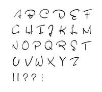 faux tatouages, Tatouages temporaires, 3 feuilles d'autocollants de tatouage temporaire Alphabet, Kit de tatouage de nom, lettres anglaises, faux tatouage, DIY bricolage