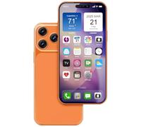 Faux téléphone factice, ressemble à un vrai téléphone compatible avec le Phone 17 Pro, pour affichage de téléphone cellulaire ou envoyer un téléphone de jouets 17pro pour enfants (avant rose, orange