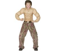 Faux torse musclé enfant 11-13 ans
