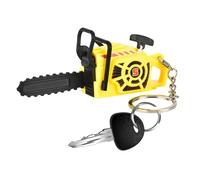 Faux tronçonneuse,Avec cordon de démarrage Petite blague,Faux outils Breloque de sac | pour hommes garçons petit ami anniversaire fête quotidienne voyage portefeuille bagages