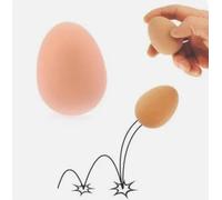 Faux œuf rebondissant très réaliste, farce et attrape, accessoire de théâtre, balle rebondissante - 107