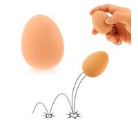 Faux œuf rebondissant très réaliste, farce et attrape, accessoire de théâtre, balle rebondissante