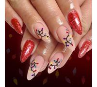 Faux Ungues En Polyéthylène Pack De 24 Modèles De Larmes Brillantes Plusieurs Couleurs Et Styles Refus Adhésif Requis Faux Ungues Brillants