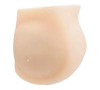 Faux ventre de grossesse, 3-10 mois en silicone artificiel faux ventre costum, faux ventre de femme enceinte élastique pour accessoires de photographie de performance, performance, publicité(M)