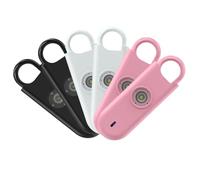 Fauxomor Alarme Personnelle Anti Agression 6 Pack-140 DB Porte-Clé Alarme avec Flash LED et Avertisseur de Batterie Faible, Kit d'Auto-Défense pour Femmes, Enfants et Seniors(2Blancs+2Roses+2Noirs)