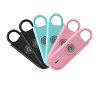 Fauxomor Alarme Personnelle Anti Agression 6 Pack-140 DB Porte-Clé Alarme avec Flash LED et Avertisseur de Batterie Faible, Kit d'Auto-Défense pour Femmes, Enfants et Seniors(2Roses+2Bleus+2Noirs)