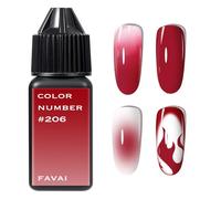 FAVAI Airbrush Gel Nail Polish #206, 1 PCS 15ml Vernis à ongles en gel aérographe, sans Dilution, Spray Aérographe, French Manucure, Effet Dégradé, Baby Boomer, Décoration Ongles UV LED TPO-FREE