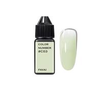 FAVAI Airbrush Gel Nail Polish #C03, 15ml Vernis à ongles en gel aérographe, sans Dilution, Spray Aérographe, French Manucure, Effet Dégradé, Nail Art, Baby Boomer, Décoration Ongles UV LED TPO-FREE
