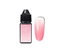 FAVAI Airbrush Gel Nail Polish #P12, Vernis à ongles en gel aérographe, sans Dilution, Spray Aérographe, French Manucure, Effet Dégradé, Nail Art, Baby Boomer, Décoration Ongles UV LED 15ml TPO-FREE