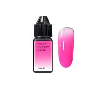 FAVAI Airbrush Gel Nail Polish #S04, Vernis à ongles en gel aérographe, sans Dilution, Spray Aérographe, French Manucure, Effet Dégradé, Nail Art, Baby Boomer, Décoration Ongles UV LED 15ml TPO-FREE