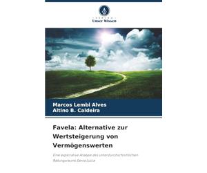 Favela: Alternative zur Wertsteigerung von Vermögenswerten: Eine explorative Analyse des unterdurchschnittlichen Ballungsraums Santa Lúcia