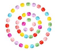 Favengo 100 PCS Perle Cheveux Tresse en Plastique 1*0.8cm Pince Cheveux Fille Coloré Durable Mini Pince à Cheveux Portable Forme de Haricot avec Boîte Transparente pour Enfants Fille et Femme