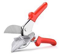 Favengo Cisaille d’Angle à Mitre Cisailles à Onglets Multi-Angles de 45 à 135 Degrés Cisaillement de Joint Pince Coupante à Onglet pour Coupe-Liège Bandes Plastique ou Conduites d'Eau Plastique