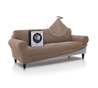 FAVERTI® Bocairent Housse de canapé Haut de Gamme 3 Places en Tissu Super élastique pour canapé de 180 à 230 cm, Toucher Coton