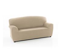 FAVERTI® Housse de canapé 3 Places élastique Universelle de 180 à 220 cm Beige Tissu Jacquard Toucher Coton