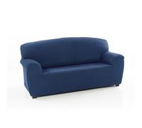 FAVERTI® Housse de canapé 3 Places élastique Universelle de 180 à 220 cm Modèle Reale Bleu Protecteur de qualité en Tissu Jacquard Toucher Coton