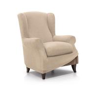 FAVERTI® Housse de canapé à Oreilles élastique de 130 à 160 cm Beige | Protecteur de qualité en Tissu Jacquard Toucher Coton