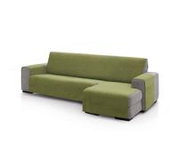 FAVERTI® Housse de canapé d'angle Droit 240 cm (Vue de Face) | modèle PEGO | Chenille Toucher Extra Doux, Protection de Chaise de qualité fabriquée en Espagne avec matériau recyclé