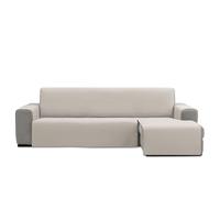 FAVERTI® Housse de canapé d'angle rembourrée 240 cm (Assise) | Modèle Requena | Écru | Protecteur Compatible Gauche/Droite | Toile Facile à Laver, Durable et résistante | Fabriqué en Espagne