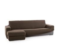 FAVERTI® Housse de canapé d'angle Super élastique avec accoudoir Court Gauche (Vue de Face) | Modèle Novel | Daim | Protecteur de qualité en Tissu Jacquard Toucher Coton