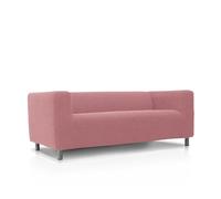 FAVERTI® Housse de canapé Super élastique Compatible avec Le canapé KLIPPAN 2 Places IKEA | Modèle NOVELE | Rose Pastel | Protecteur de qualité en Tissu Jacquard Toucher Coton