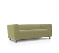 FAVERTI® Housse de canapé Super élastique Compatible avec Le canapé KLIPPAN 2 Places IKEA | Modèle Novel | Pistache | Protecteur de qualité en Tissu Jacquard Toucher Coton