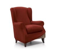 FAVERTI® Housse de Fauteuil à Oreilles élastique de 70 à 100 cm | Modèle Reale | Housse réglable pour Fauteuil à Oreilles Universelle | Protecteur de qualité en Tissu Jacquard Toucher Coton