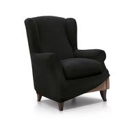 FAVERTI® Housse de Fauteuil à Oreilles élastique de 70 à 100 cm | Modèle Reale | Housse réglable pour Fauteuil à Oreilles Universelle | Protecteur de qualité en Tissu Jacquard Toucher Coton