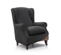 FAVERTI® Housse de Fauteuil à Oreilles élastique de 70 à 100 cm | Modèle Reale | Housse réglable pour Fauteuil à Oreilles Universelle | Protecteur de qualité en Tissu Jacquard Toucher Coton