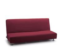 FAVERTI® Housse élastique Universelle pour canapé lit clic-clac Trois Places | Modèle Reale | Bordeaux | Protecteur de qualité en Tissu Jacquard Toucher Coton