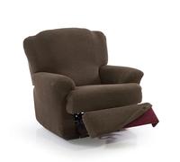 FAVERTI® Housse Super élastique pour Fauteuil Relax de 70 à 90 cm Modèle Novel | Housse de Fauteuil inclinable Pieds séparés | Protecteur de qualité en Tissu Jacquard Toucher Coton