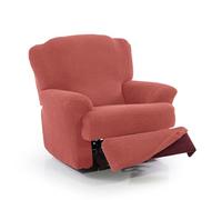 FAVERTI® Housse Super élastique pour Fauteuil Relax de 70 à 90 cm | Modèle Novel | Housse de Fauteuil inclinable Pieds séparés | Protecteur de qualité en Tissu Jacquard Toucher Coton