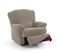 FAVERTI® Housse Super élastique pour Fauteuil Relax de 70 à 90 cm Modèle NOVELE | Housse de Fauteuil inclinable Pieds séparés | Protecteur de qualité en Tissu Jacquard Toucher Coton