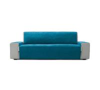 FAVERTI® Pego Housse de canapé 2 Places en Chenille au Toucher Extra Doux de qualité fabriquée en Espagne avec matériau recyclé Bleu 115 cm